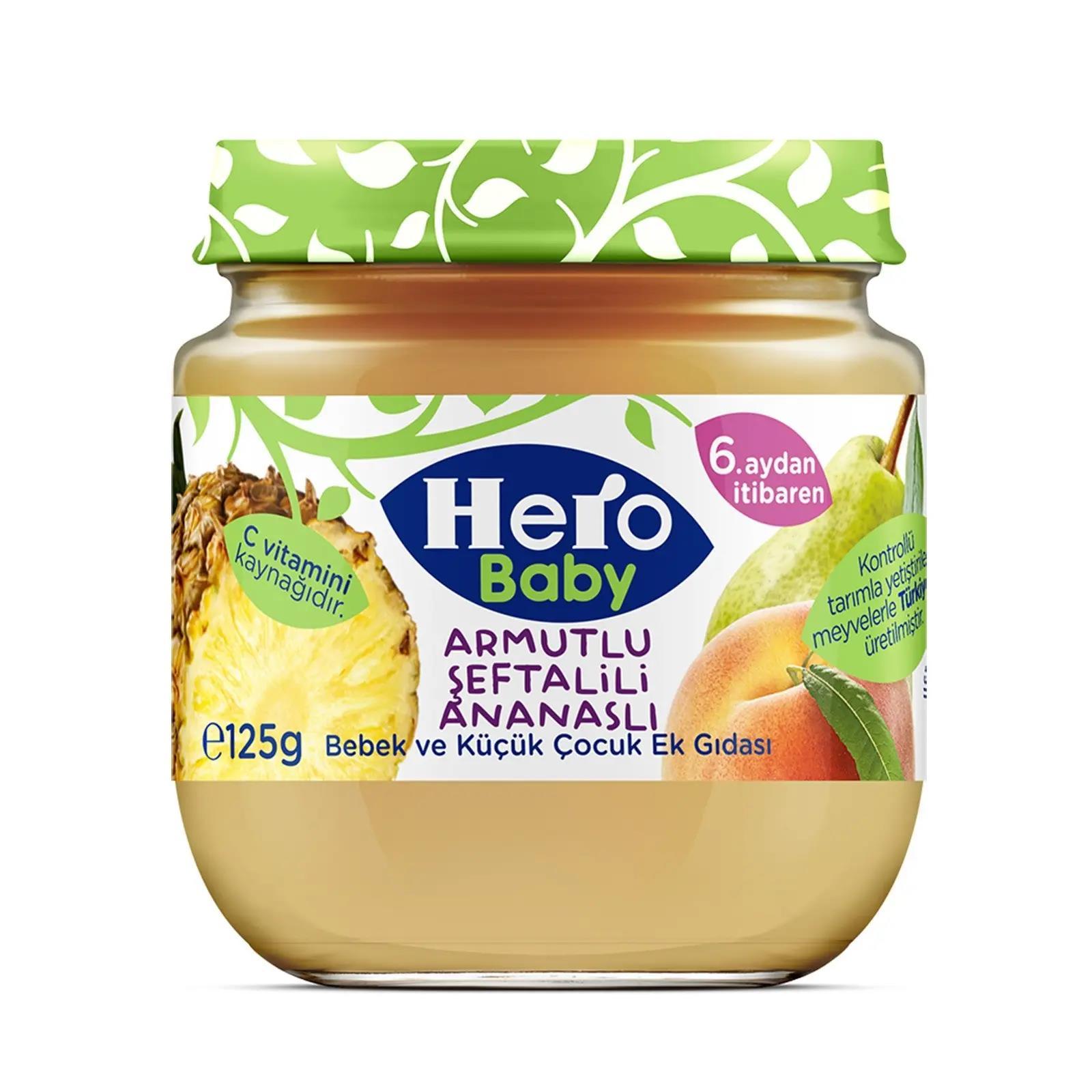 Hero Baby Armutlu Şeftalili Ananaslı 125 gr